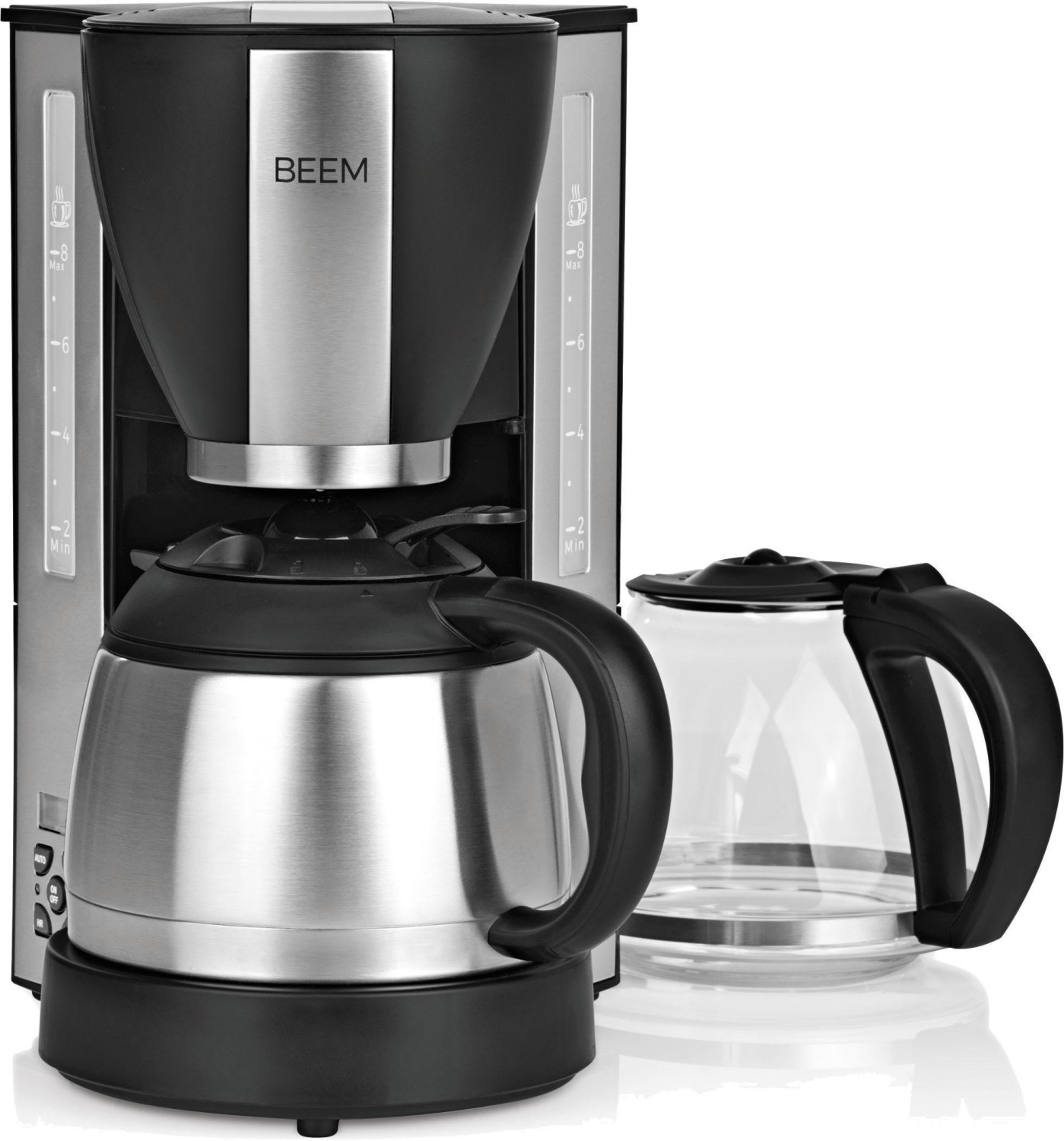قهوه ساز برقی بیم آلمان مدل Beem Fresh-Aroma-Select Duo - ظرفیت 1 لیتر - با دو قوری مجزا استیل و شیشه ای